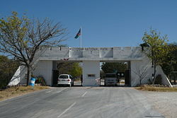 Vstupní brána do Národního parku Etosha