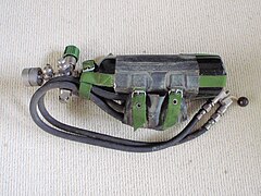 IDA-71 external nitrox cylinder with regulator hoses and changeover valve