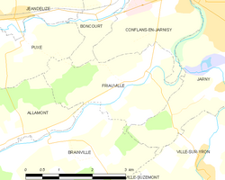 Kart over Friauville