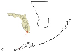 موقعیت بیگ کاپیت کی، فلوریدا در نقشه