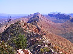 From the Larapinta Trail near Glen Helen