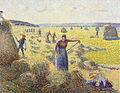 Harvesting Hay, Pissarro (1887)