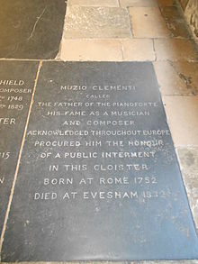 Tomba di Mutum Clementi presso l'Abbazia di Westminster