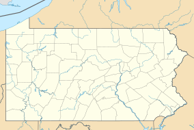 Map showing the location of Tobyhanna State Park