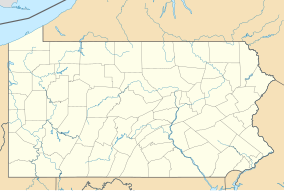 Map showing the location of Tobyhanna State Park
