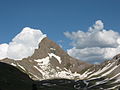 Le pic Wetterhorn, à la frontière du comté.