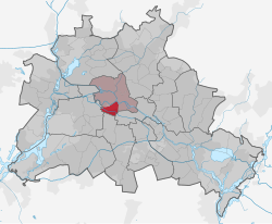 Hansaviertel e Tiergarten - Localizzazione
