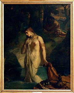 Susanna i badet, av Théodore Chassériau.