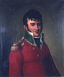 «Grunnlovens far» Christian Magnus Falsen (1785-1830) iført uniform med fadermordere