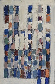 "Composition" Jean-Michel Coulon, 1960s.