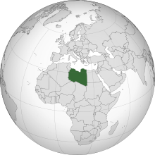 Lokasi Libya