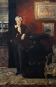 Portrait d'Edmond de Goncourt, Jean-François Raffaëlli.