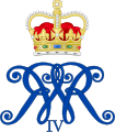Monogramme du roi Guillaume IV.