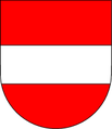 Escut de l'antiga dinastia austríaca Babenberg, avui part de l'escut d'Àustria; data almenys del segle xiii