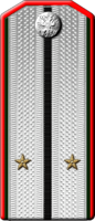 Погон подпоручика Корпуса флотских штурманов, 1904—1917 годы