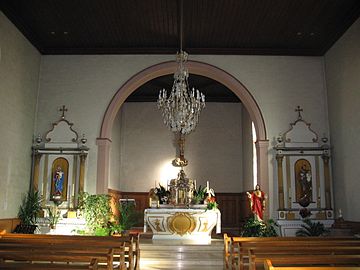 Интерьер церкви Сен-Мари
