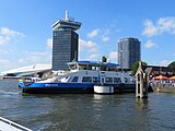 IJveer 61 voor de A'DAM Toren en het Eye Filmmuseum.