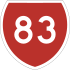 State Highway 83 shield}}