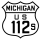 US Highway 112S marker