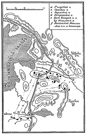 Схема сражения при Оравайсе