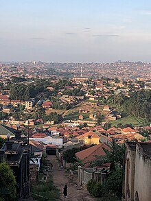 A view of Nansana from Kabulengwa Hill in Wakiso district, Uganda.jpg