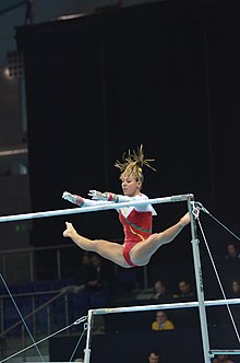 Description de l'image Ana Filipa Martins POR Uneven Bars All Around EC Szczecin 12 04 2019.jpg.