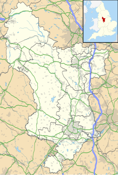 Marston on Dove is located in Derbyshire