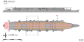 A Zuihó osztályó Shóhó japán könnyű repülőgép-hordozó jellegrajza. Vízkiszorítás: 11 232 t sztenderd, 14 200 t maximális, hossz: 204.8 m, repülőcsoport a csata idején: 8 db A6M Zero, 4 db A5M vadászgép, 6 db B5N tporpedóvető/bombázó.[2]