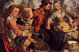 Joachim Beuckelaer, Escena de mercado