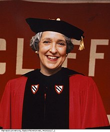 Picture of Linda S. Wilson at Harvard/Radcliffe graduation