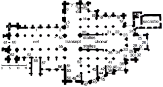 Plan de la cathédrale