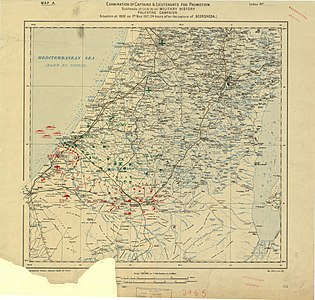 Situació militar immediatament anterior a la publicació de la Declaració Balfour