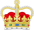 A Coroa de Santo Eduardo é um símbolo heráldico que remete à Coroa britânica