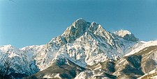 Corno Grande in 't Nationaal park Gran Sasso e Monti della Laga