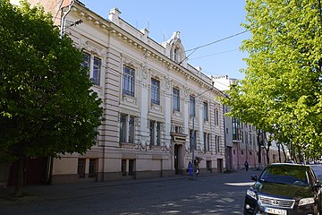 Un edificio storico in via Jaroslava Mudroho