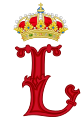 Monogramme de la reine Letizia Ortiz.