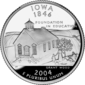 Iowa quarter dollar coin