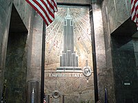 Lobby, Empire State Building, New York City. William F. Lamb, opened 1931