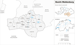 Plan okręgu Waldenburg