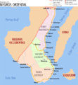 Peta provinsi Negros Oriental