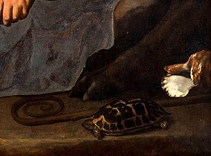 Sileno ebbro (dettaglio, 1626 - Museo di Capodimonte, Napoli)