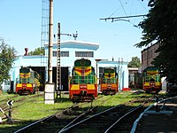 ČME3 in depot Sloviansk, Ukrainian Railways