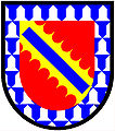 a baton—Gules; on a bend engrailed or a baton azure; within a bordure vair—Elliot, Scotland (matriculated 1693)