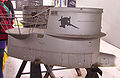 Torretta del modello dell'U-Boot 96 in esposizione ai Bavaria-Studios