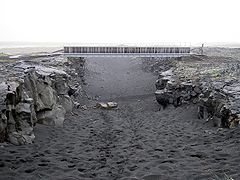 Мост преко рифта на југозападу Исланда