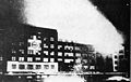 Feuer durch amerikanische Luftangriffe auf Nagoya am 18./19. März 1945