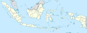 Джакарта. Карта розташування: Індонезія