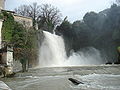 La granda kaskado vidata de Vicolo Cascata