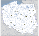 Карта современной Польши