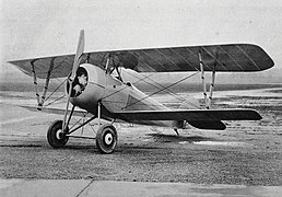Nieuport 27 utilisé par les forces américaines durant la guerre.